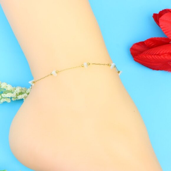 Elegant Handmade Anklet – Perfect for Women & Girls | Ideal Gift Option, DYC1247 - Picture 1 of 8